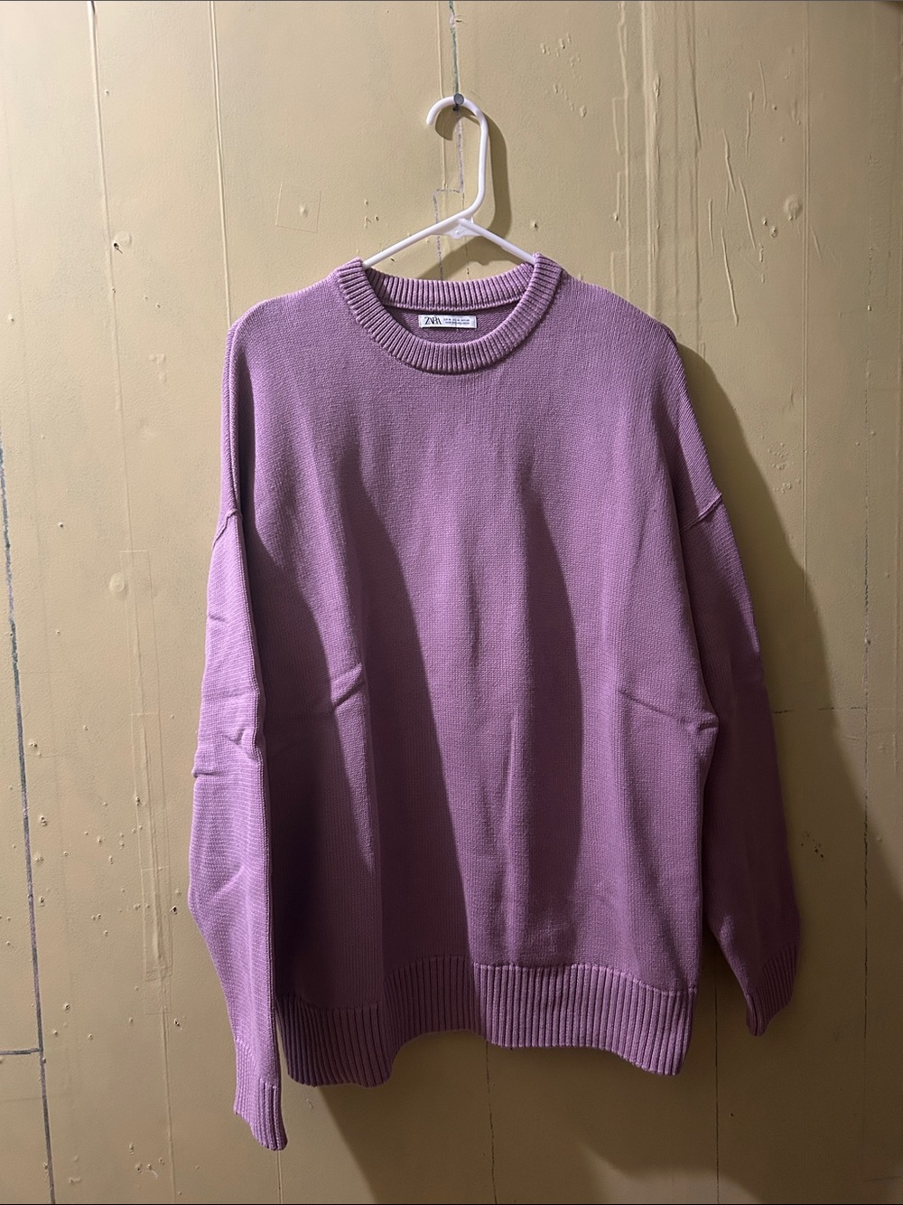 Textured Cotton Sweater